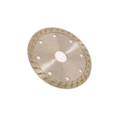 Turbo Diamond Blade Cold Press 4.5inch '115×1.2/2.0×10×22.23mm คุณภาพสูง สำหรับงานทั่วไป เซรามิค หินอ่อน