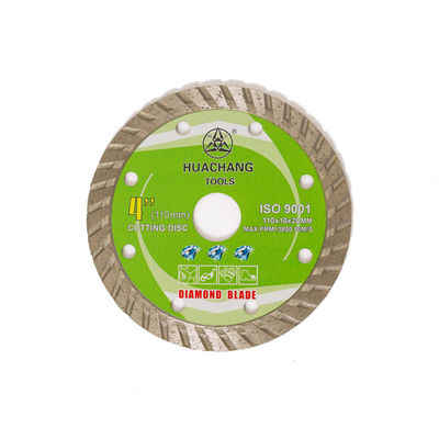 Cold Press 4.3inch '110×1.2/1.8×10×20mm Turbo Diamond Blade For General Purpose,Ceramic, Marble and Concrete