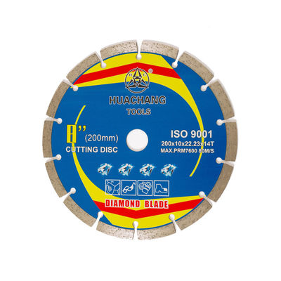 Hot Press 200 × 1.6 / 2.2 × 10 × 22.23 × 14T Diamond Saw Blade ส่วนเพชรและตัวเหล็ก 65Mn สำหรับเซรามิก, กระเบื้อง, หินแกรนิต, หินอ่อน