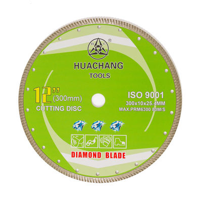 Cold Press 12inch 300×2.0/3.0×10×25.4mm Turbo Diamond Blade For General Purpose, Ceramic, Marble and Concrete