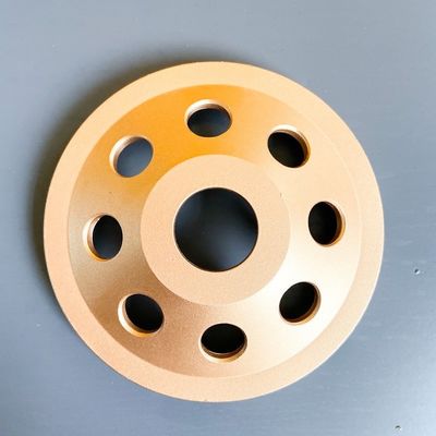 รอยเลเซอร์ระดับสูง 4.5 นิ้ว 115 มม. ล้อถ้วยเพชรแถวเดียวสำหรับคอนกรีต, หิน, วัสดุก่อสร้างแข็ง