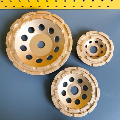 7 นิ้ว เดี่ยวแถวสองแถวเพชรถ้วยเจียร 180mm Huachang Diamond Tools
