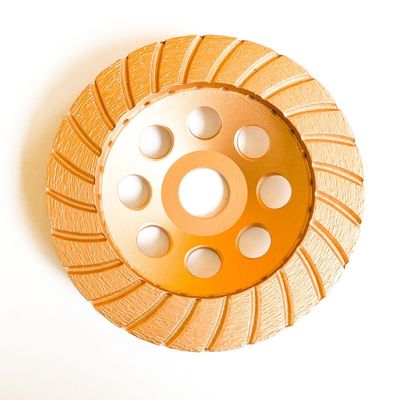 คุณภาพสูง 4.5 นิ้ว 115 × 4.5 × 20 × 22.23 มม. คอนกรีต Turbo Diamond Grinding Cup Wheel Sintered