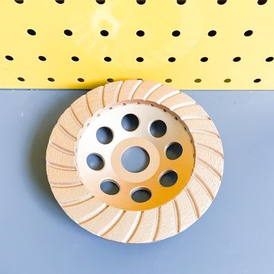 HuaChang Tool 6inch Sintered 150mm Diamond Continuous Turbo Grinding Cup Wheel For Concrete, Stone, Building Materials