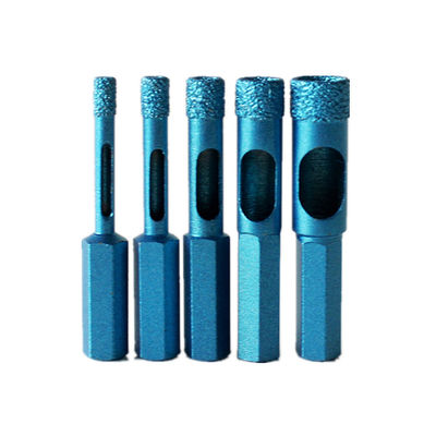 7 * 65 * 10 มม. ดอกสว่านแกนเพชรแห้งสำหรับกระเบื้อง Ganite Porcelain Marble Drill Bits คุณภาพสูงอายุการใช้งานยาวนาน