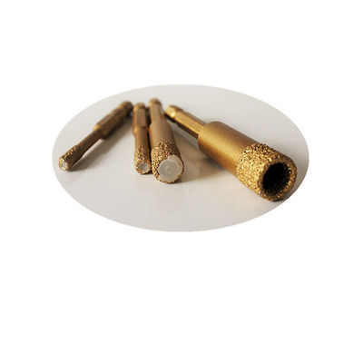 10 * 65 * 10 มม. ดอกสว่านแกนเพชรแห้งสำหรับกระเบื้อง Ganite Porcelain Marble Drill Bits คุณภาพสูงอายุการใช้งานยาวนาน