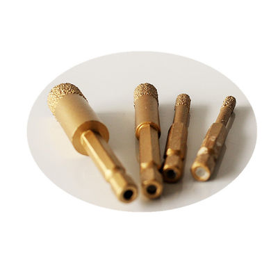 10 * 65 * 10 มม. ดอกสว่านแกนเพชรแห้งสำหรับกระเบื้อง Ganite Porcelain Marble Drill Bits คุณภาพสูงอายุการใช้งานยาวนาน