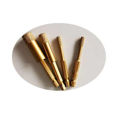 10 * 65 * 10 มม. ดอกสว่านแกนเพชรแห้งสำหรับกระเบื้อง Ganite Porcelain Marble Drill Bits คุณภาพสูงอายุการใช้งานยาวนาน