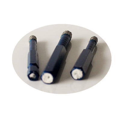 10 * 65 * 10 มม. ดอกสว่านแกนเพชรแห้งสำหรับกระเบื้อง Ganite Porcelain Marble Drill Bits คุณภาพสูงอายุการใช้งานยาวนาน