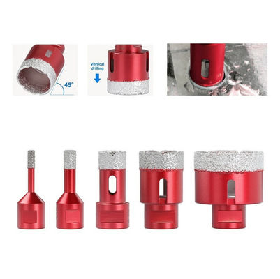 25 × 60 × 20 × M10 สำหรับกระเบื้อง Ganite Porcelain Marble Diamond Core Bits พร้อมอายุการใช้งานยาวนานคุณภาพสูง