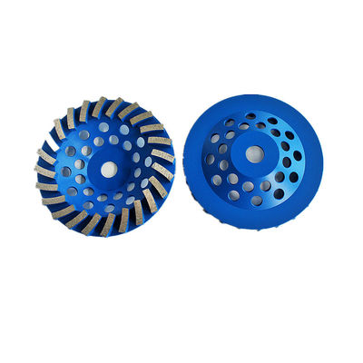 150mm Laser Welded Diamond Grinding Cup Wheel สำหรับคอนกรีต หิน วัสดุก่อสร้าง
