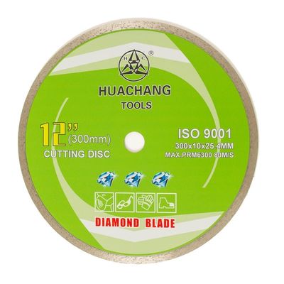 ใบเลื่อยตัดเพชรแบบเย็นสำหรับการตัดหิน 16 นิ้ว '400 × 2.6 / 3.4 × 10 × 25.4 มม. ขอบต่อเนื่อง Diamond Bla