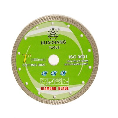 Cold Press 6inch '180×1.6/2.6×10×22.23mm Turbo Diamond Blade For General Purpose, Ceramic, Marble and Concrete