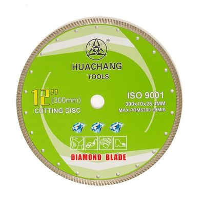 Cold Press 12inch '300×2.0/3.0×10×25.4mm Turbo Diamond Blade คุณภาพสูงสำหรับงานทั่วไป, เซรามิค, หินอ่อน