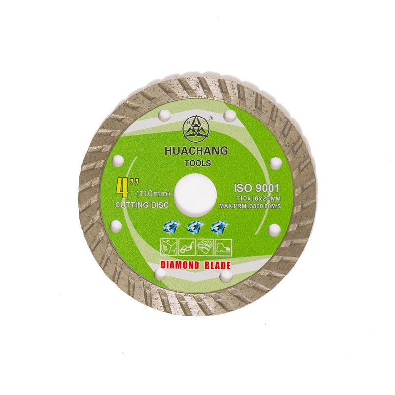 Cold Press 4.3inch '110×1.2/1.8×10×20mm Turbo Diamond Blade For General Purpose,Ceramic, Marble and Concrete