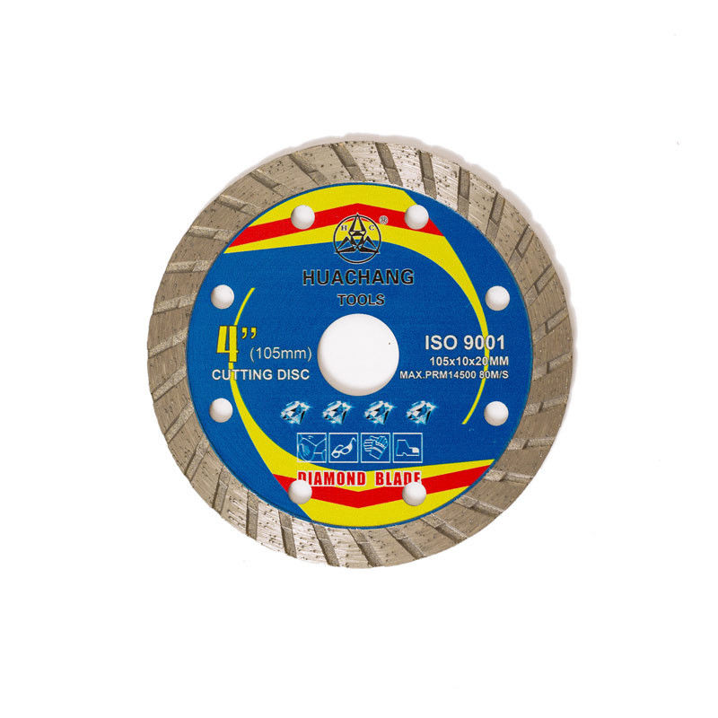 Hot Press 4 นิ้ว 105*1.8/1.2*10*8*20 มม. คุณภาพสูง Porcelain Diamond Blade 65Mn Steel Body ที่มีอายุการใช้งานยาวนาน
