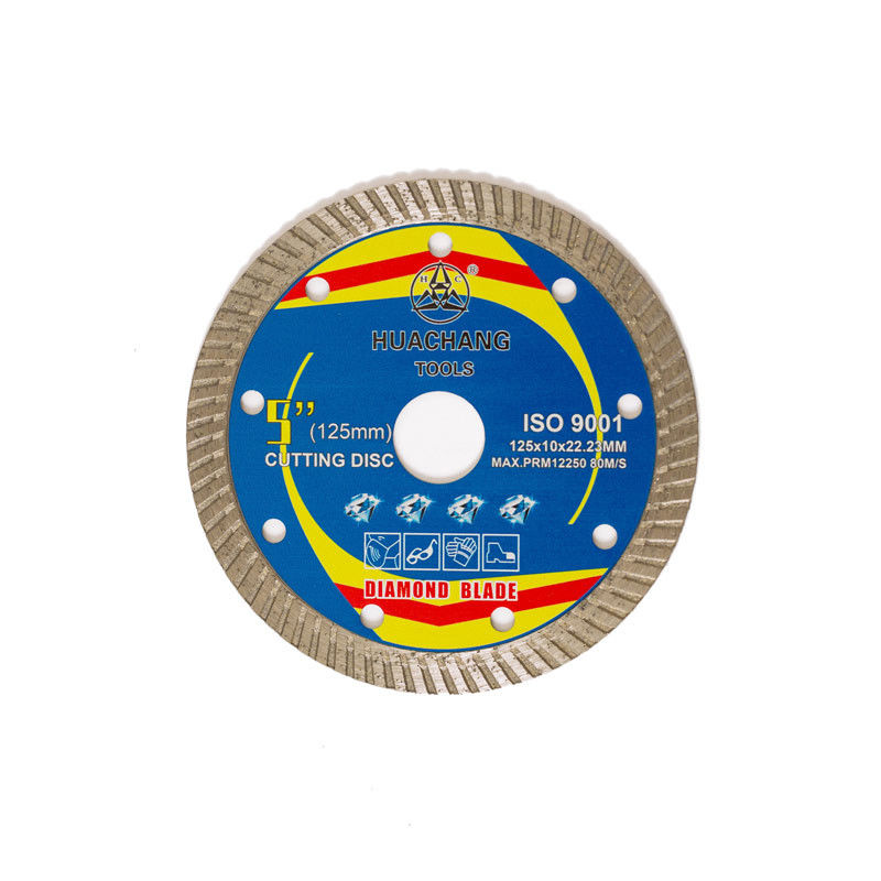 กระเบื้อง 5 นิ้วและใบมีดเพชรพอร์ซเลน 115mmx22.23mm 65Mn Steel Huachang Tools