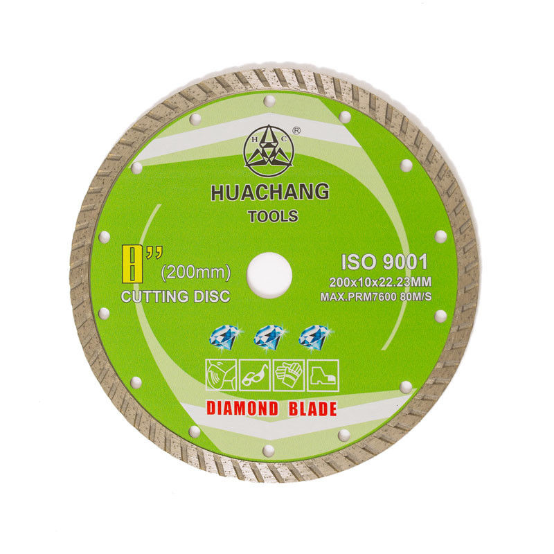 Turbo Diamond Blade Cold Press 8 นิ้ว 200 × 10 × 22.23 มม. คุณภาพสูงสำหรับวัตถุประสงค์ทั่วไป, เซรามิก, หินอ่อน