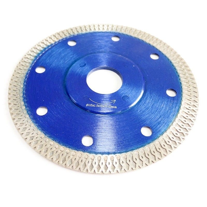 HUACHANG Hot Press 5 นิ้ว 125x0.8 / 1.2x10x22.23mm ใบเลื่อยวงเดือนเพชรสีน้ำเงินสำหรับวัตถุประสงค์ทั่วไป, เซรามิก, อิฐ
