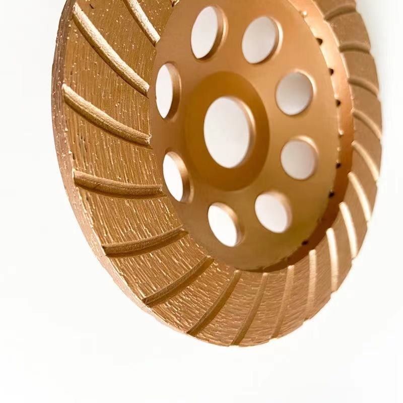 คุณภาพสูง 4.5 นิ้ว 115 × 4.5 × 20 × 22.23 มม. คอนกรีต Turbo Diamond Grinding Cup Wheel Sintered
