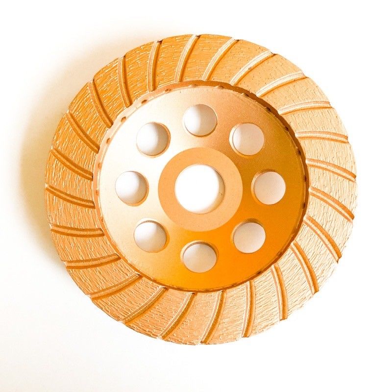 HuaChang Tool 5 นิ้ว 125 × 4.5 × 20 × 22.23 มม. ล้อถ้วยเจียรเทอร์โบต่อเนื่องเพชรสำหรับคอนกรีตหิน