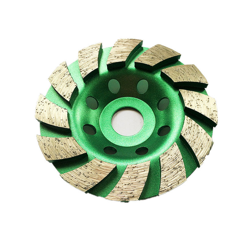 เลเซอร์คุณภาพสูงขนาด 4 นิ้วเชื่อม 105 มม. Diamond Segmented Turbo Grinding Cup Wheel สำหรับคอนกรีต, หิน, วัสดุก่อสร้าง