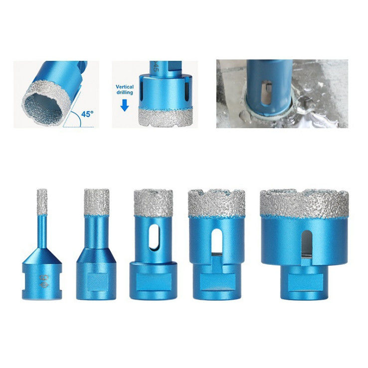 30 × 15 × 60 × M14 สำหรับกระเบื้อง Ganite Porcelain Marble Diamond Core Bits ที่มีอายุการใช้งานยาวนานคุณภาพสูง