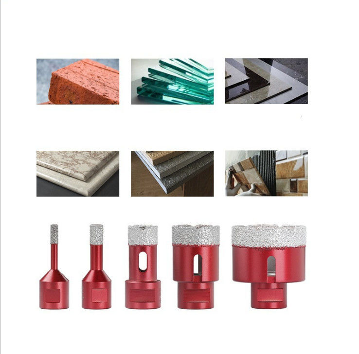 Diamond Core Bits 40 × 10 × 60 × M14 สำหรับหินอ่อน Porcelain Ganite กระเบื้องแก้วเซรามิกคุณภาพสูง